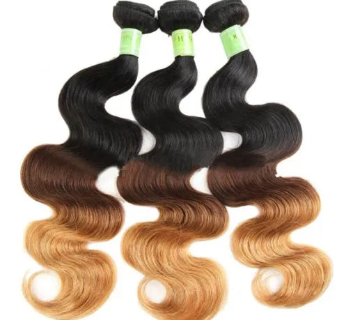 Xuchang Bundle Body Wave T1b27 ombre synthetic hair extension bundle in body wave texture