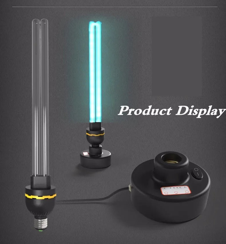 UV disinfection lamp with ozone, E27 base, 31-40W for home sterilisation
