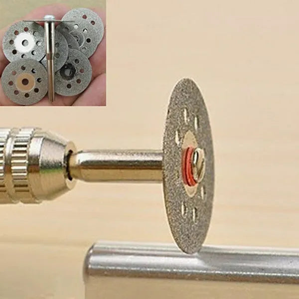 Set of 12 circular saw blades made from emery, 22mm diameter, for electric grinder cutting wood plastic aluminium