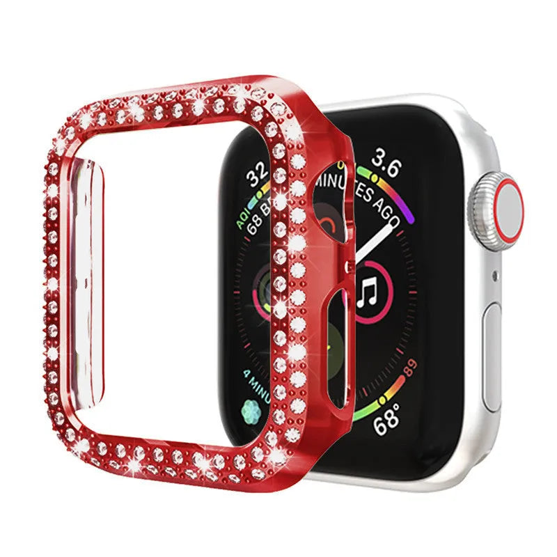 Polycarbonate protective case for Apple Watch in multiple colours and sizes