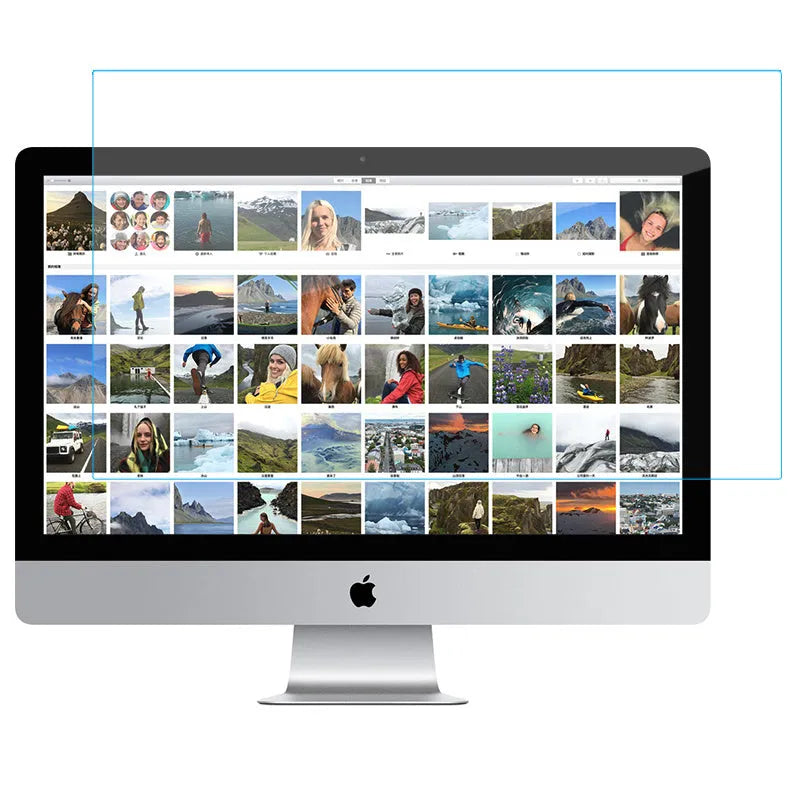 Anti-blue screen film for 21.5-inch iMac without optical drive with HD scratch-resistant and anti-radiation protection