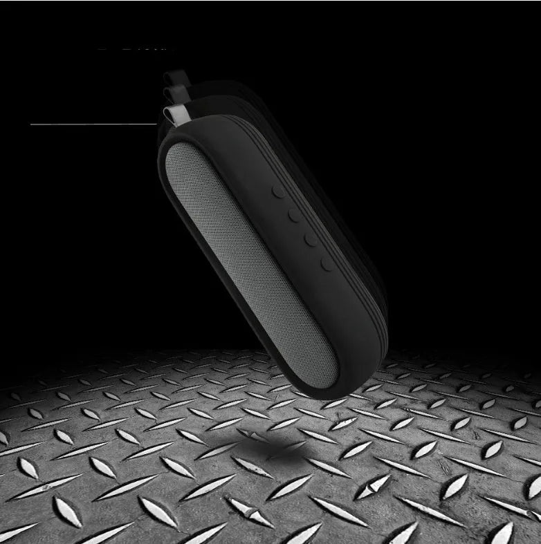 Wireless Bluetooth speaker dual speaker IP65 waterproof portable 2600mAh battery 8 hours playtime black colour