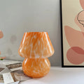 Creative mushroom lamp in cream style with modern simplicity design, low voltage bedside night light