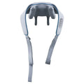 Gray rechargeable shoulder and neck massager cervical shawl with brushed motor and USB charging