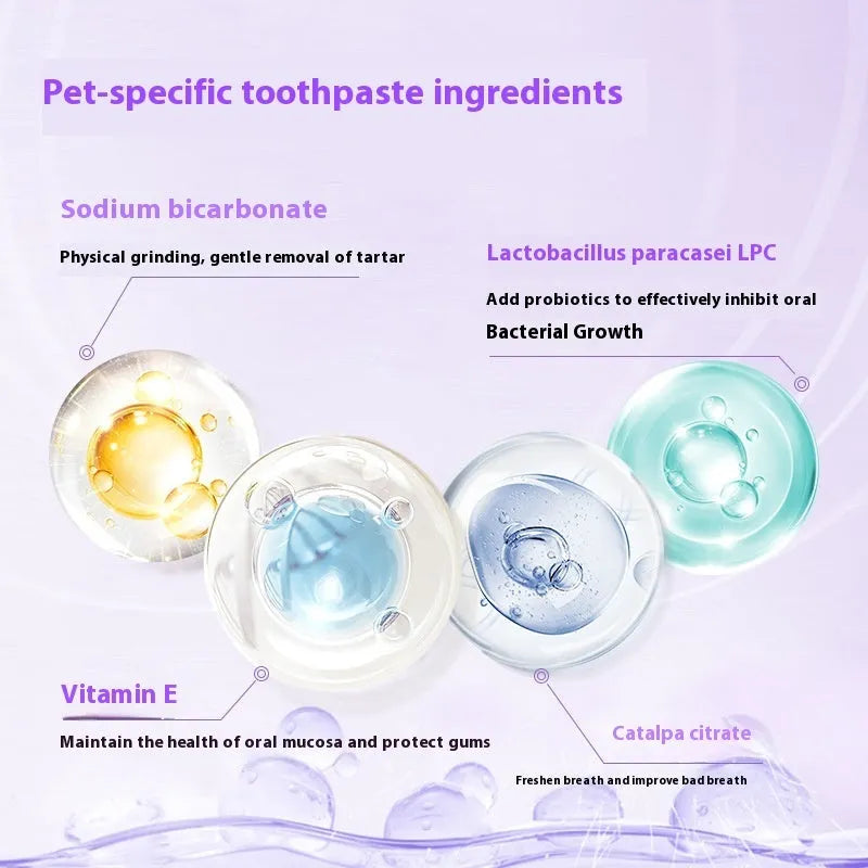 Pet toothbrush pen for dog and cat teeth whitening with 5ml cleaning gel