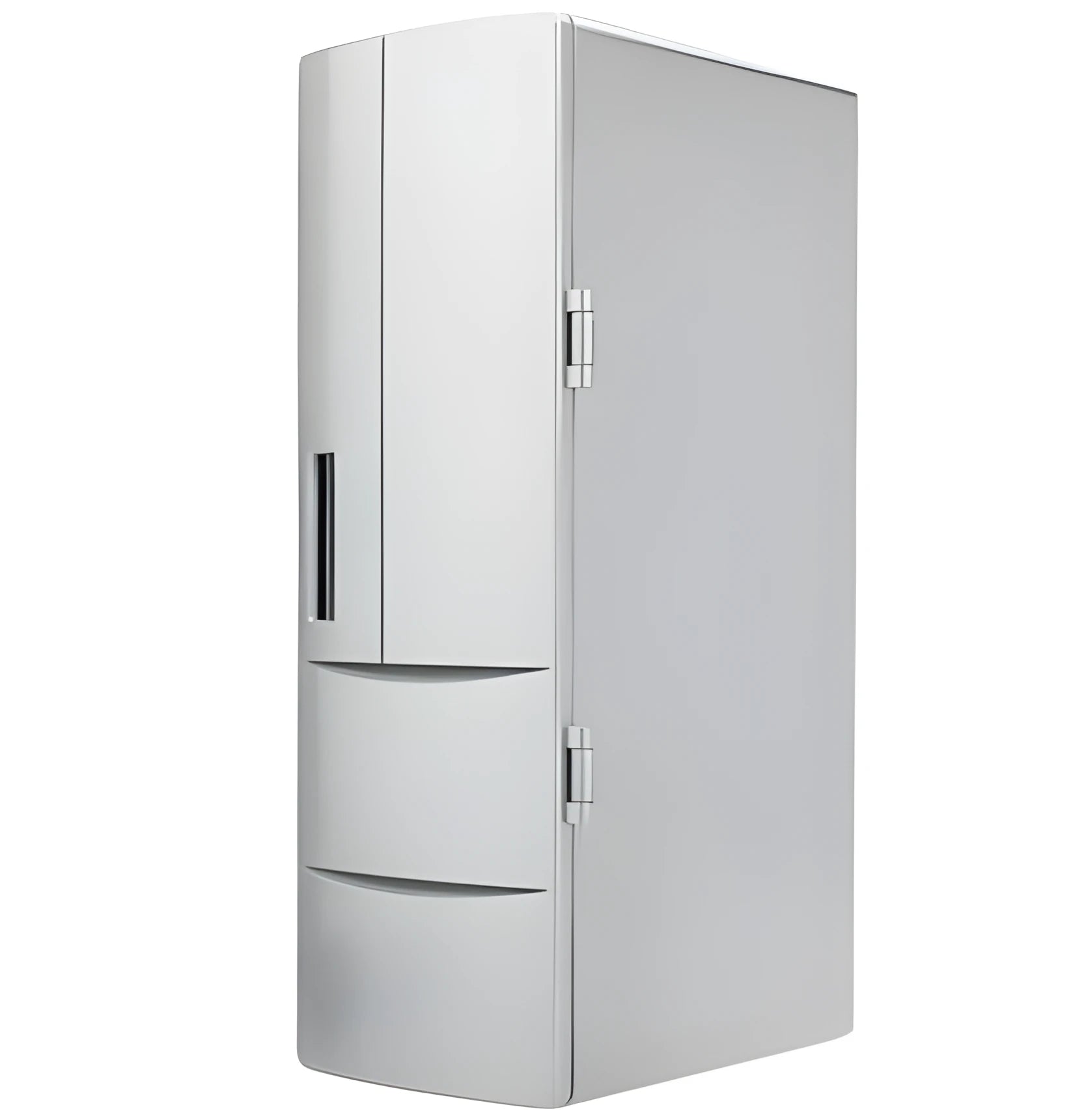 Mini USB Fridge in compact size 12x8.5x25cm with USB cable for cooling and warming drinks