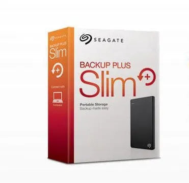 Mobile hard drive 2.5-inch portable external storage in black with USB 3.0 cable