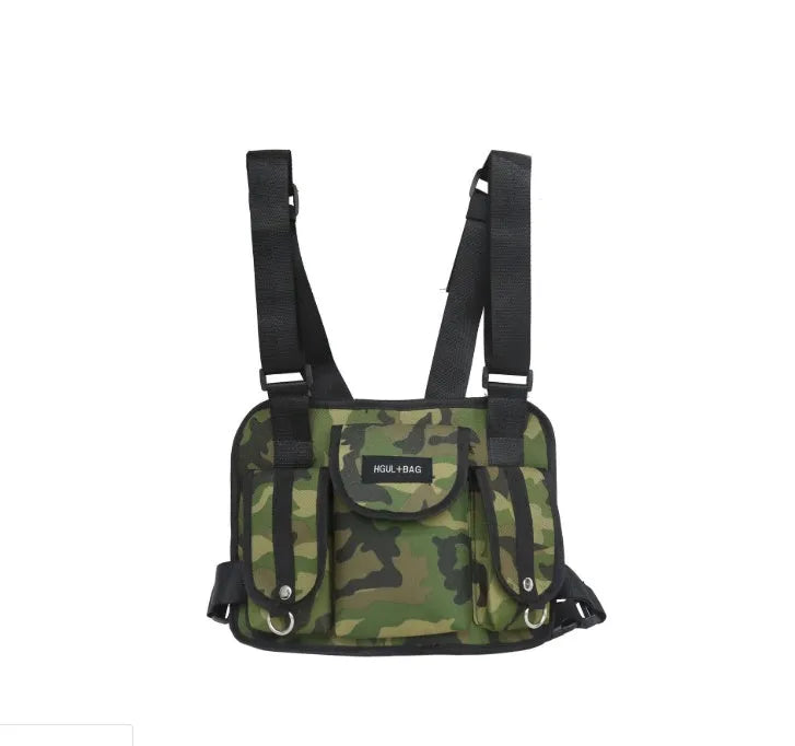 Nylon casual sports backpack in black with curved shoulder straps and plain finish, 20-35L capacity