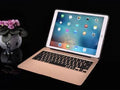 F07 full metal aluminium Bluetooth keyboard for iPad Pro 12.9 inch, silver finish with rechargeable battery