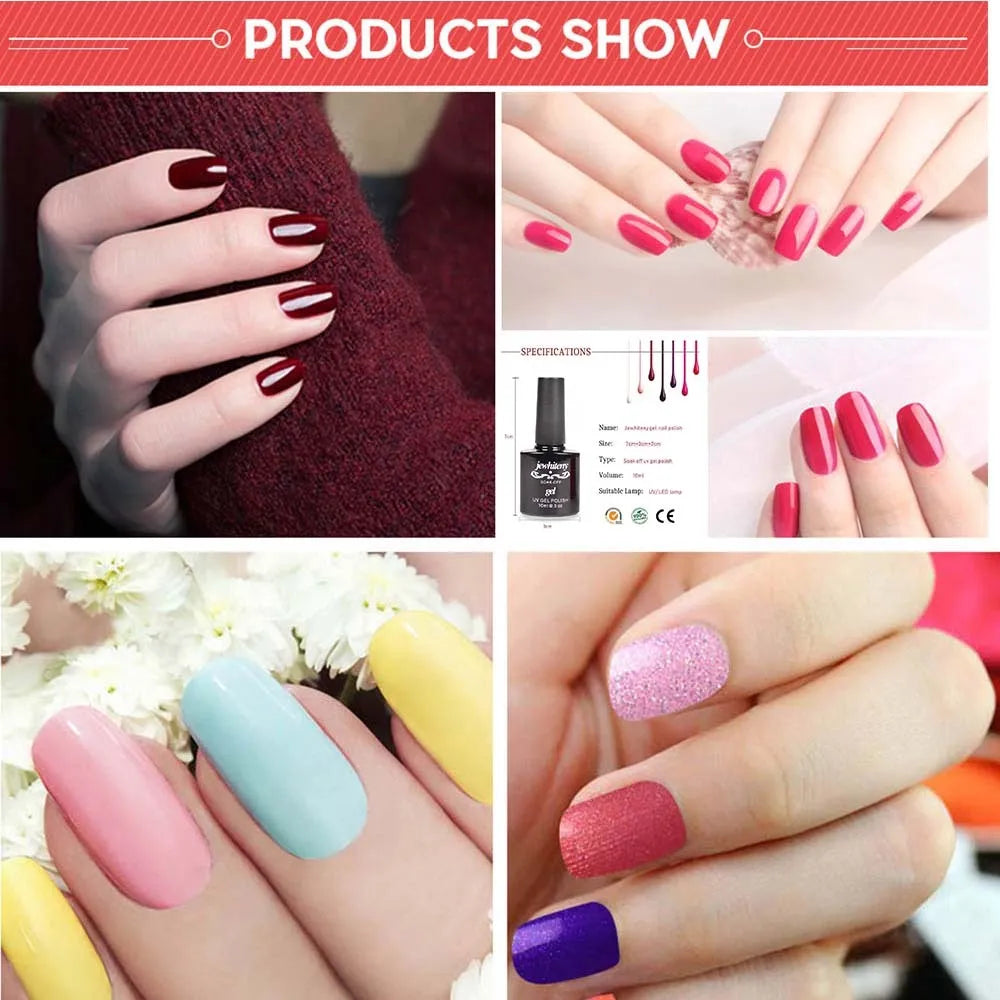 80W nail phototherapy machine set with gel lamp and 20 colour nail polish bottles by Santilady