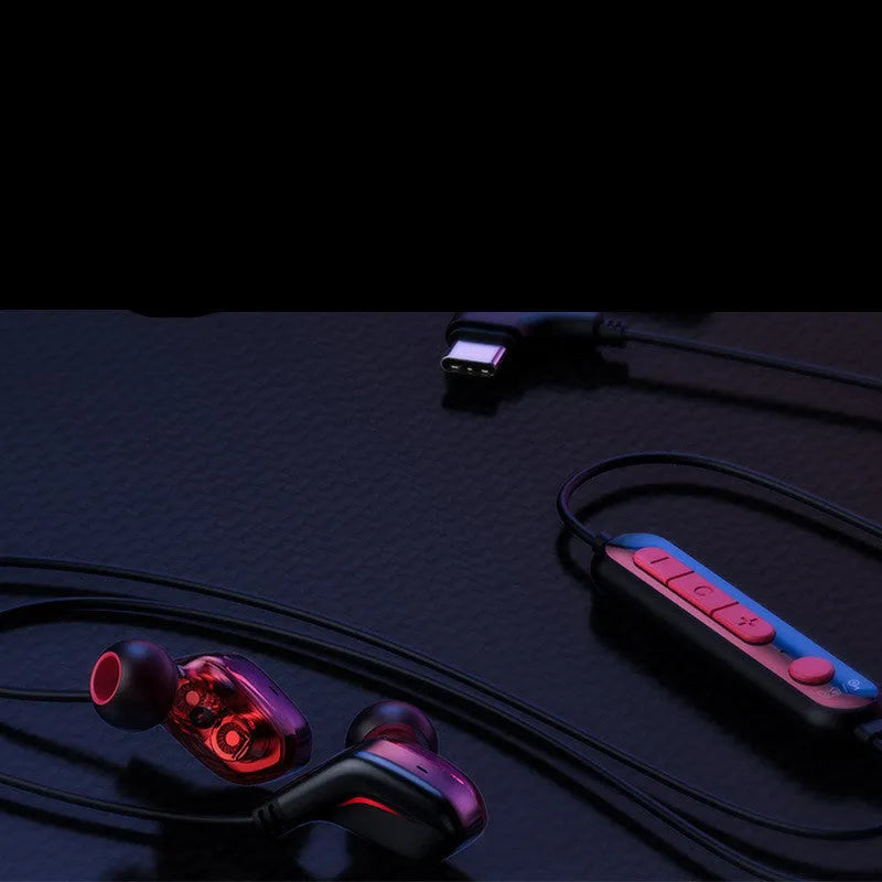 Baseus GAMO dark black Type-C gaming headset with 1.2m cable and ABS+TPE build