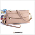 Soft PU crossbody shoulder bag with square shape in multiple colour options