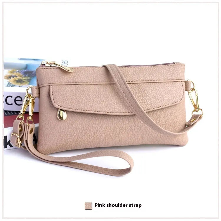 Soft PU crossbody shoulder bag with square shape in multiple colour options