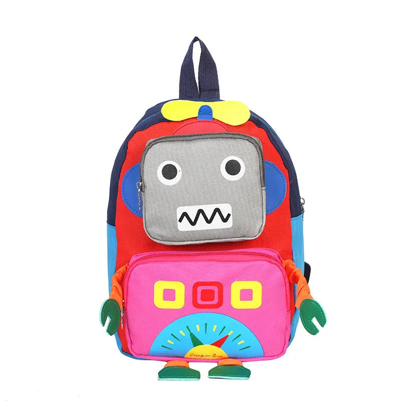 Children's backpack in pink with 27cm height for kindergarten use