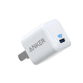 White 18W USB fast charge travel mobile phone charger with UK plug