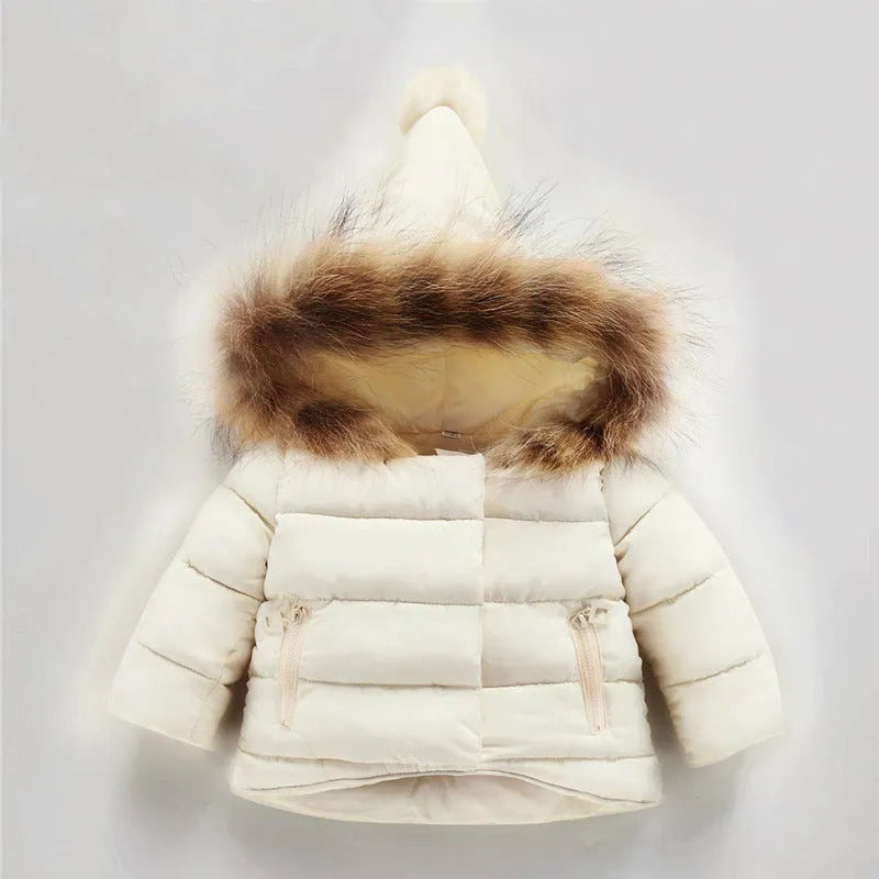 Baby winter jacket cotton outerwear in multiple colours for toddlers