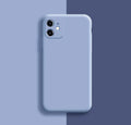 Silicone protective case for iPhone 11 models in various solid colours.