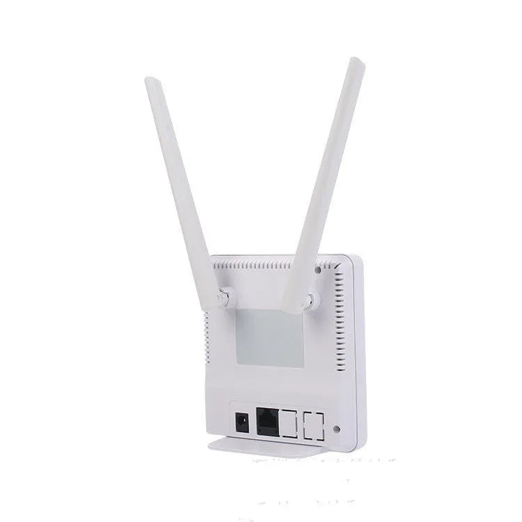 Compact 4G wireless router with EU plug, 150Mbps, VPN and firewall support for travel use