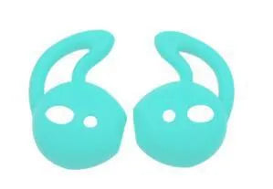 Silicone ear caps for AirPods in various colours showing left and right ear options