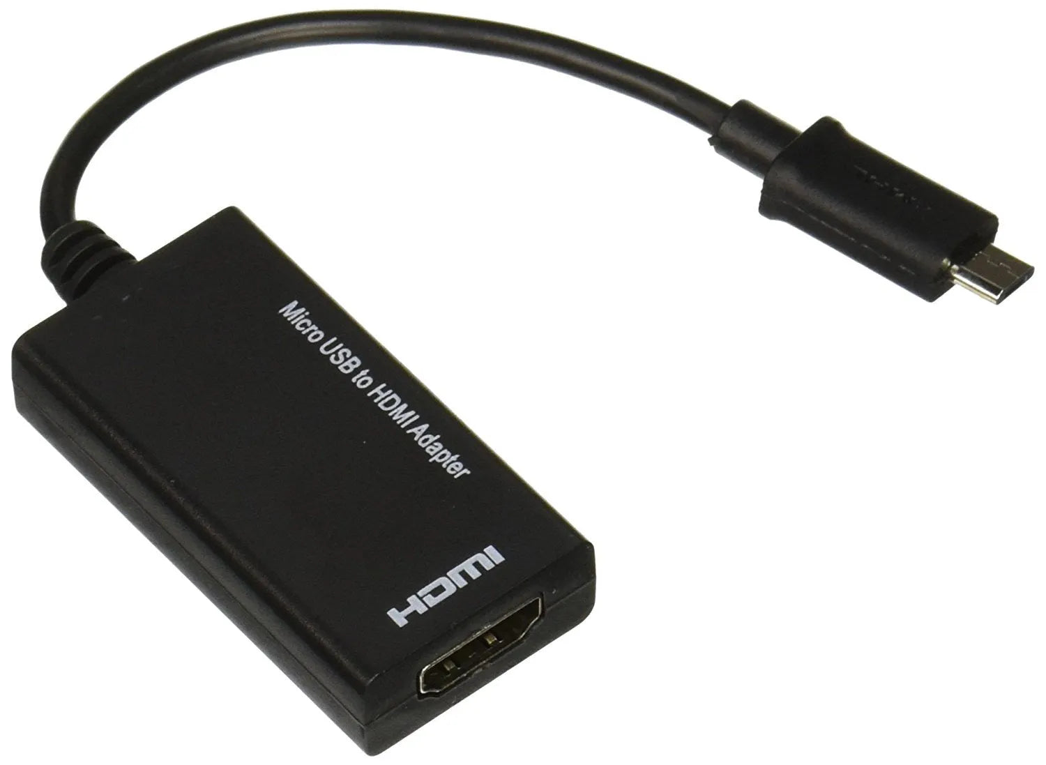 Black HD to HDMI adapter cable with handset connector and HDMI plug.
