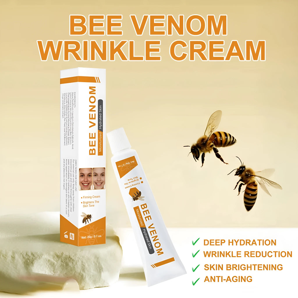 20g BEE facial and neck moisturising cream tube for daily skin hydration