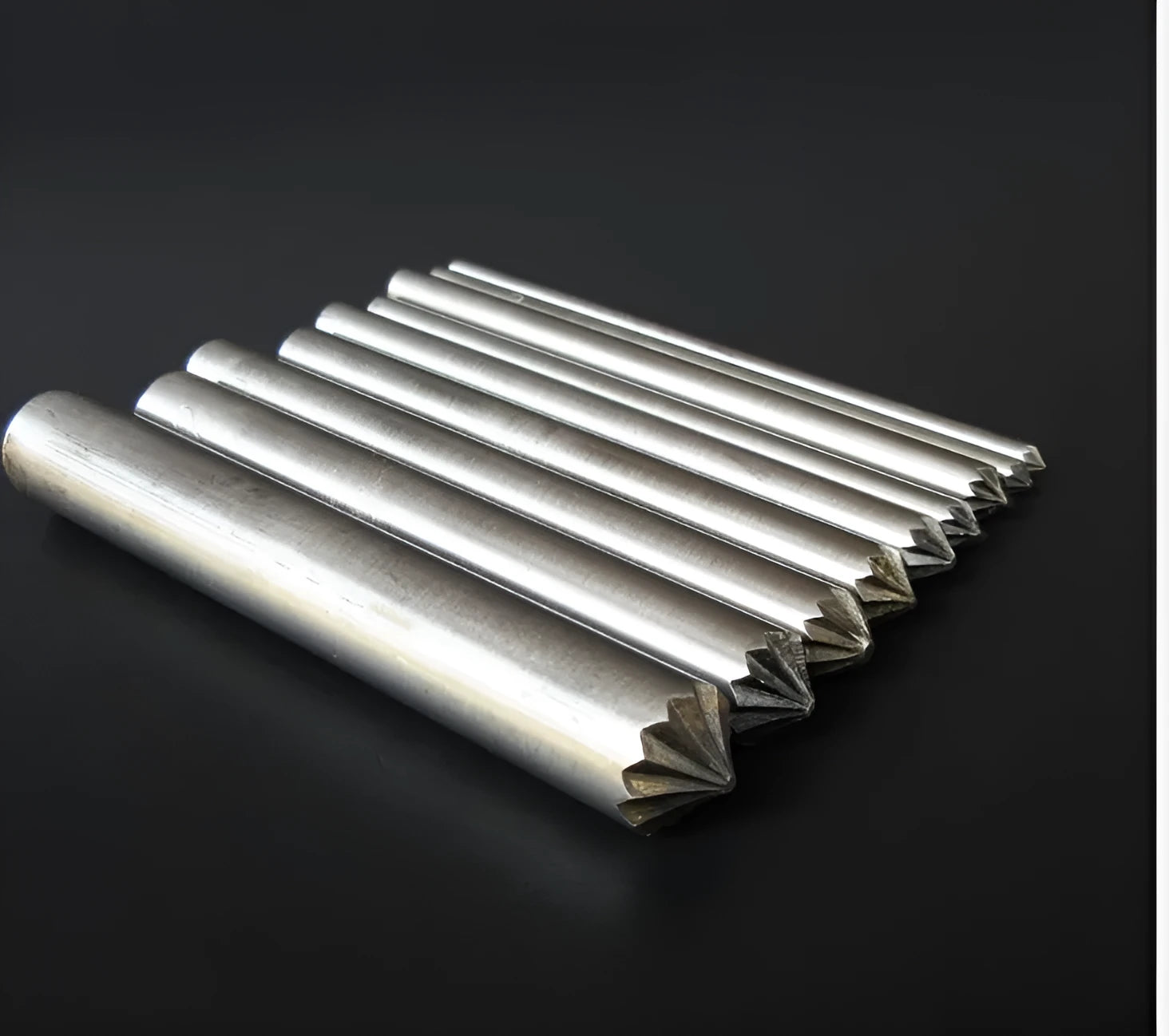 Silver DIY leather punch eye blossom chrysanthemum punch tool with 100mm length, 8mm or 11mm size options