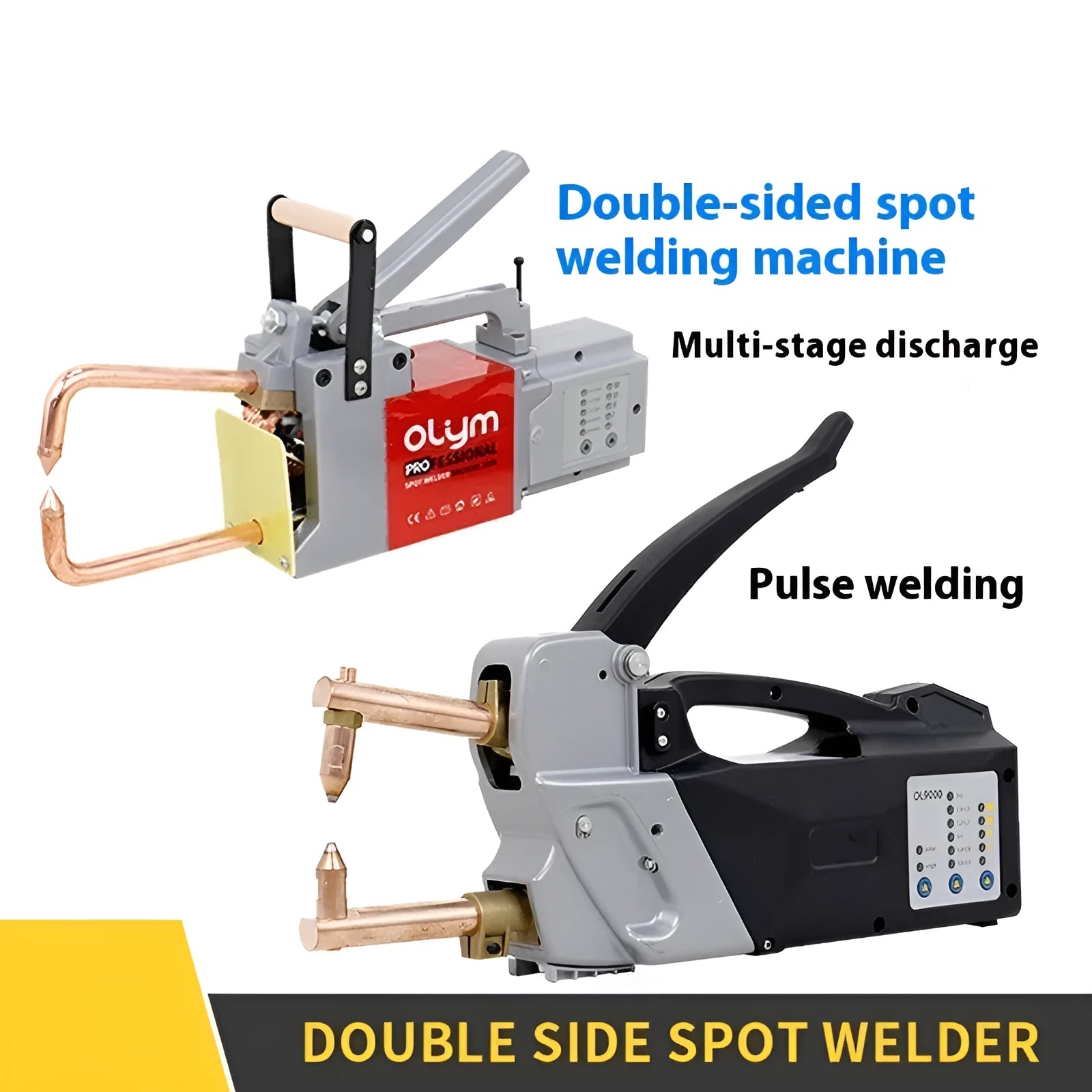 OL8000 double-sided spot welder butt welding machine body with manual control and electrode heads
