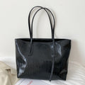 Horizontal square PU shoulder bag with stitching, double straps, burgundy colour