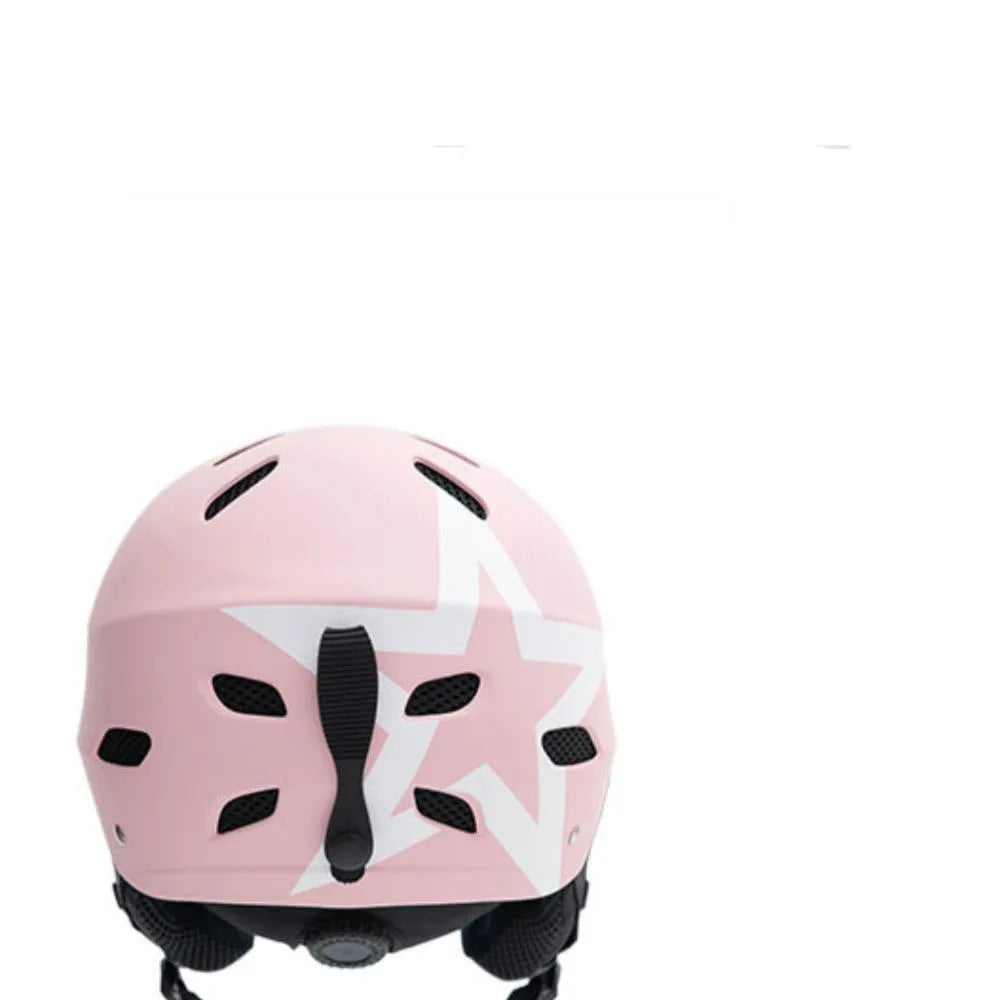 Men's protective snow helmet for skiing with EPS and ABS construction in multiple colour designs