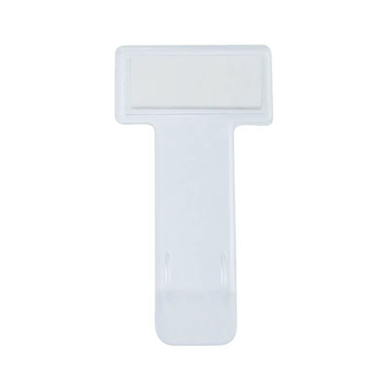 Clear plastic ticket holder for car parking charges, 7.4 x 3.95 cm