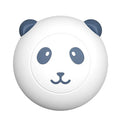 Panda shaped silicone pet bath brush with soft bristles for cats and dogs