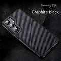 Black aramid fibre magnetic phone case for Samsung S23 and S24 series