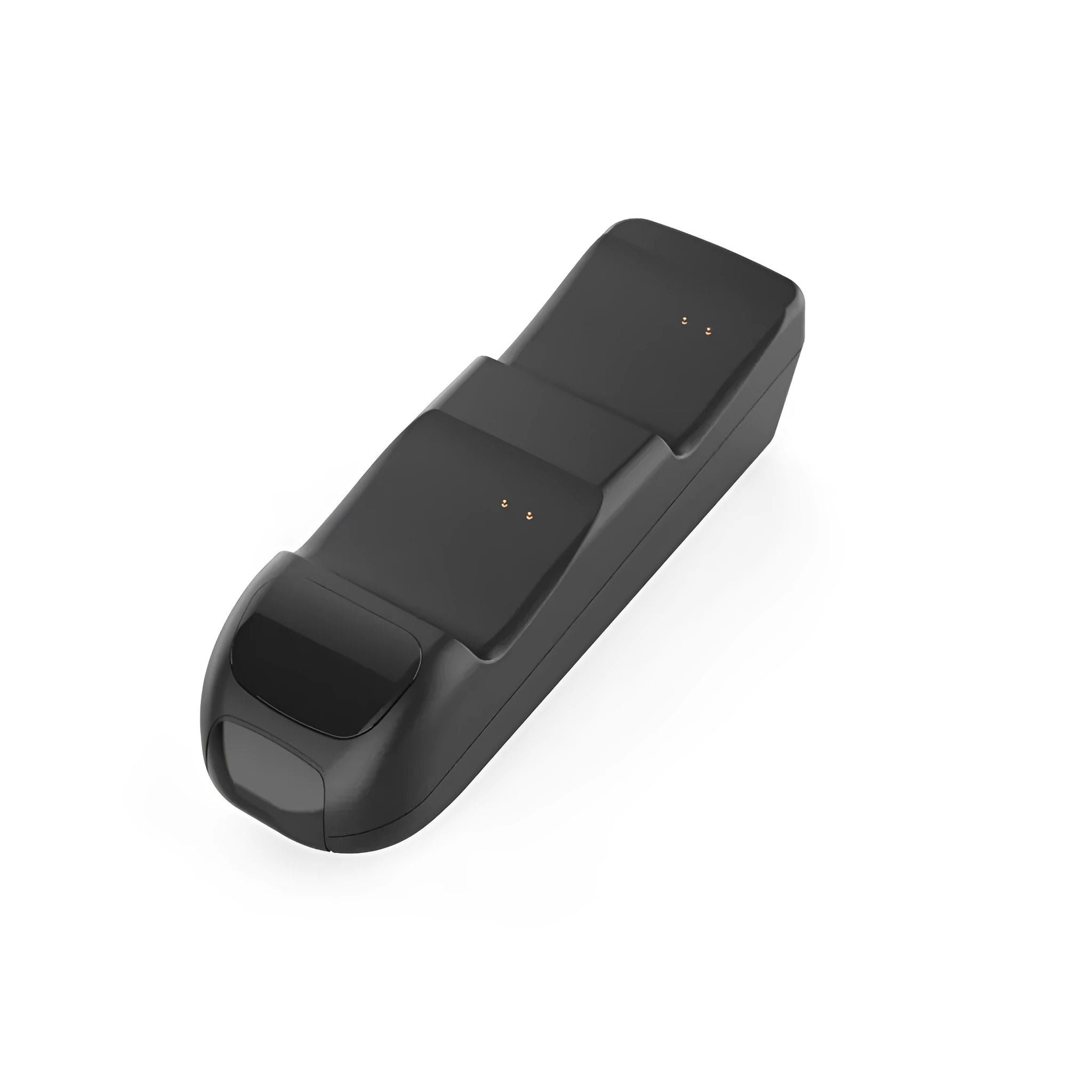 Black wireless dual charging dock for Xbox Series X/S controllers with LED lights.