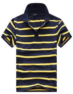 Men's striped short sleeve t-shirt with real pocket, loose fit, in sizes L XL XXL, summer casual top