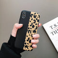 Shockproof hybrid phone case for Apple iPhone in Black, Blue, and Pink with TPU bumper and hard PC back