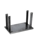 Black iron flip chip bracket accessory for mounting a portable electric planer.