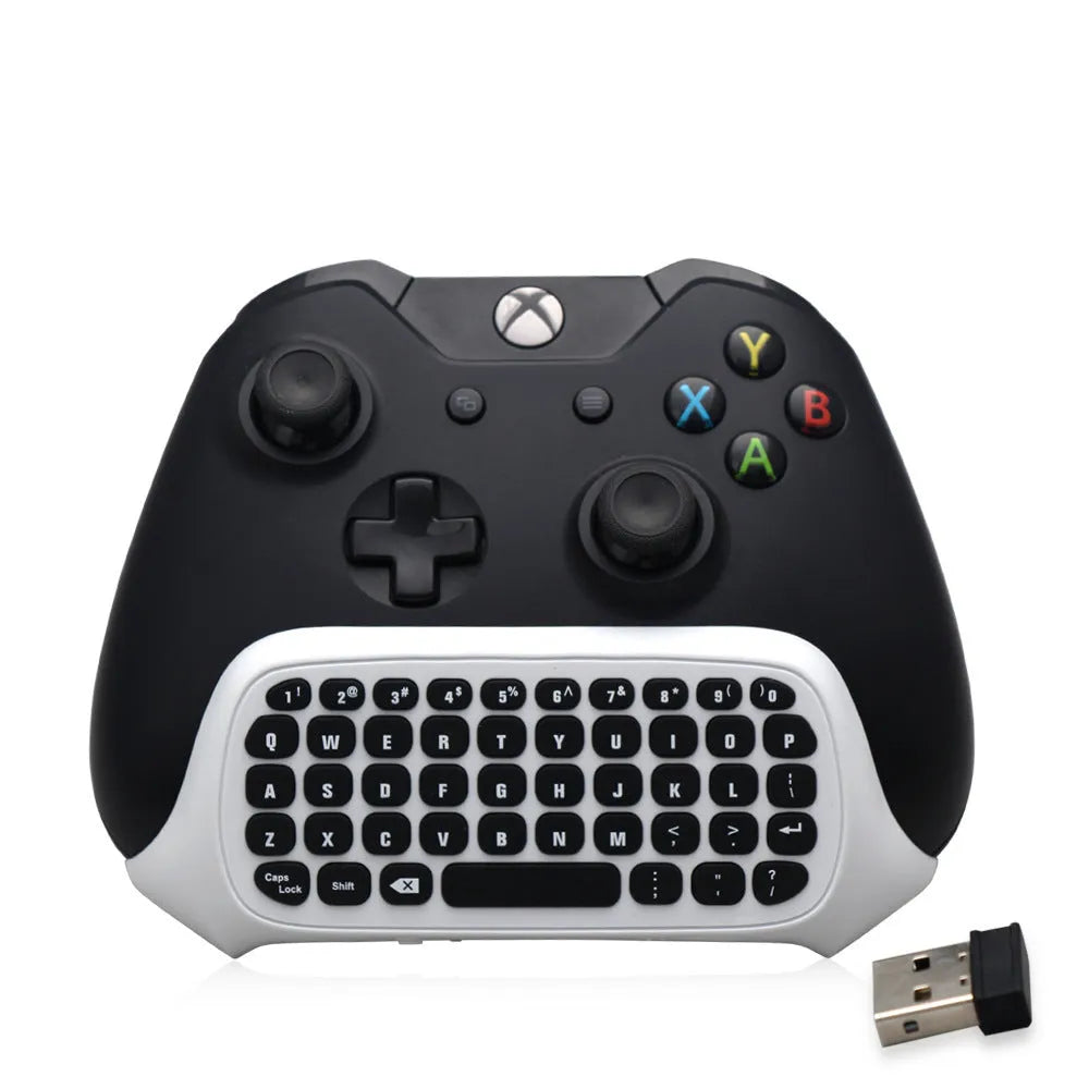 White wireless gamepad keyboard handle chat keyboard for Xbox with ABS build, 350x300x440mm