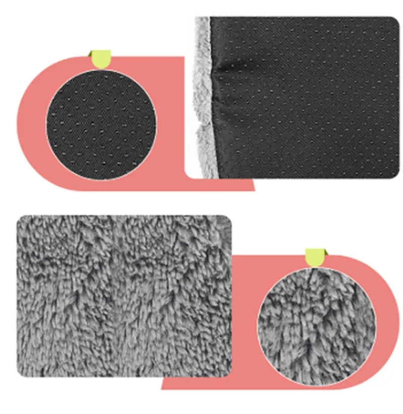 Warm cat house closed folding design in breathable wool for small and medium pets
