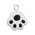 Small black dog paw shaped Bluetooth tracker device for finding phones and taking remote selfies.