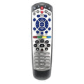 Black flat universal remote control for DISH Network satellite receiver code 20.1