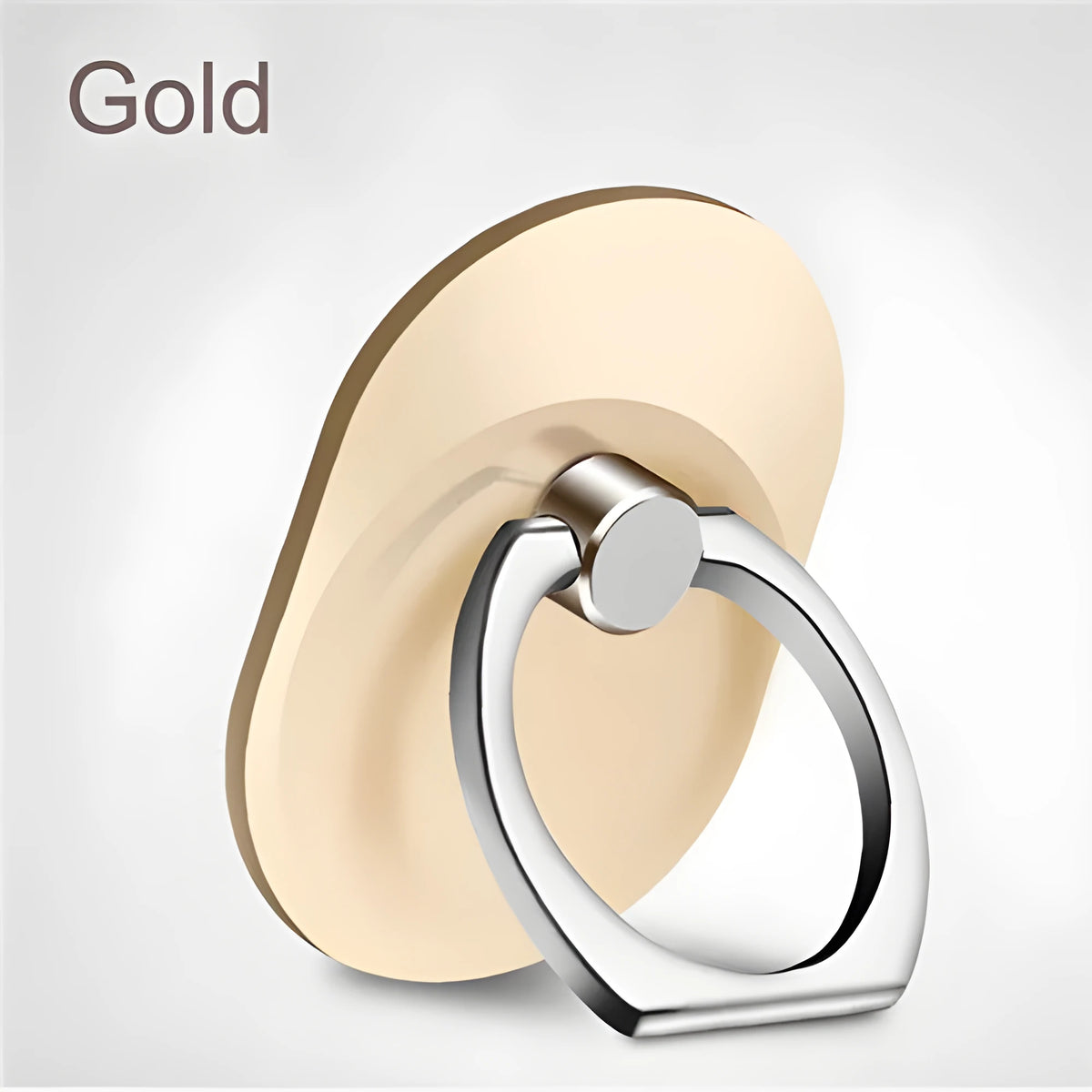 Ring bracket phone holder buckle ring for desktop use in black colour