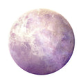 Natural rubber round mouse pad 220 mm with planet pattern on silk cloth surface