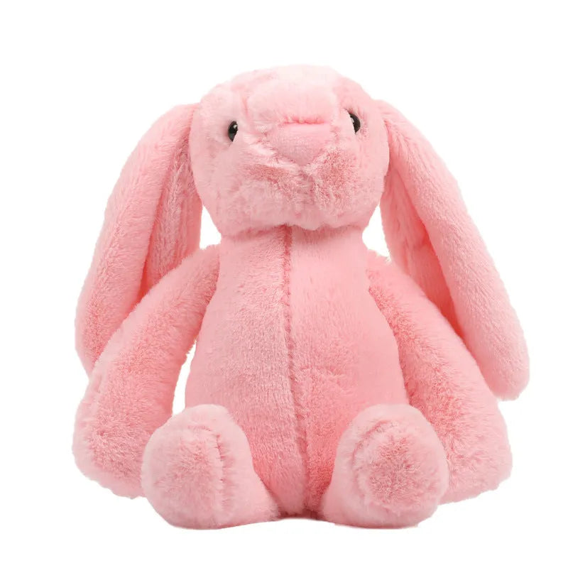 Creative cute lop-eared rabbit plush toy 30 cm short plush PP cotton filling grey colour