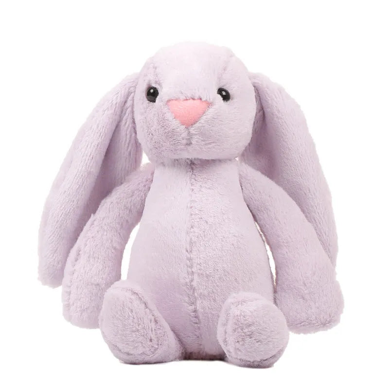 Creative cute lop-eared rabbit plush toy 30 cm short plush PP cotton filling grey colour
