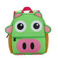 Kindergarten school bag with 3D cartoon print, diving material EVA, zipper closure, double straps, 21x8x26cm, Oxford cloth lining