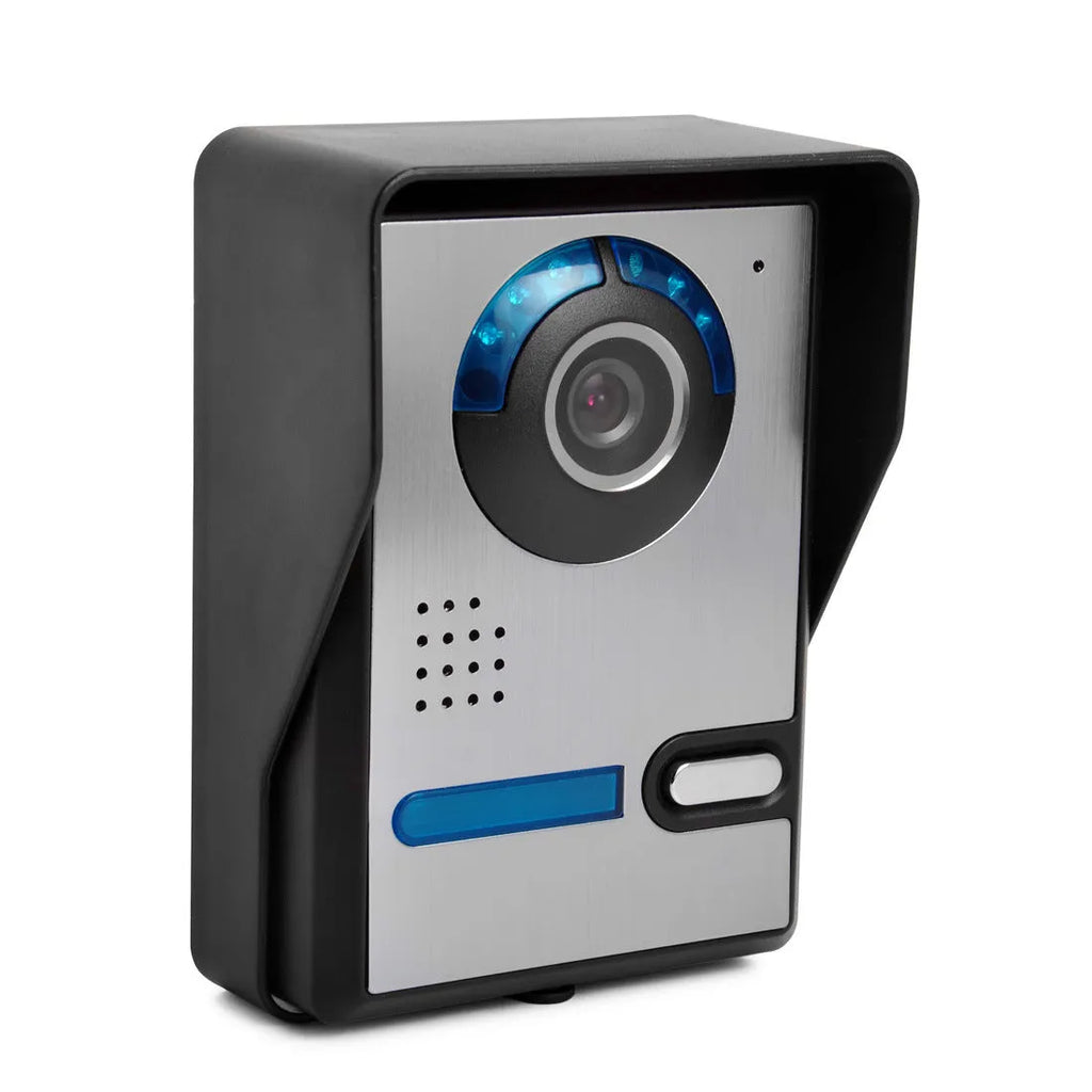 7-inch HD video door phone system with indoor monitor and outdoor night vision camera