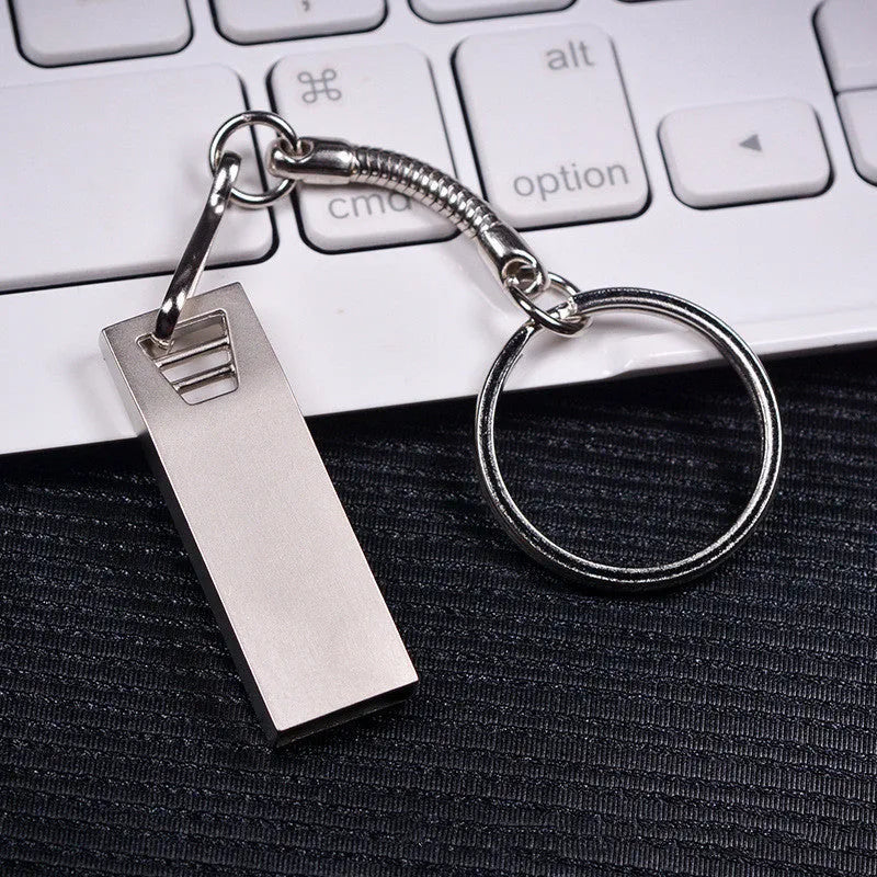 Customised creative metal USB flash drive in pink and silver, compact 39mm size with USB 2.0 interface