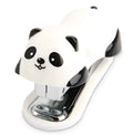 Cartoon Panda No. 10 Stapler in black and white, compact ABS metal design