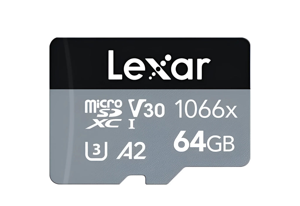 Lexar 1066x TF memory card 64GB to 512GB A2 U3 V30 high speed for 4K UAV and action camera