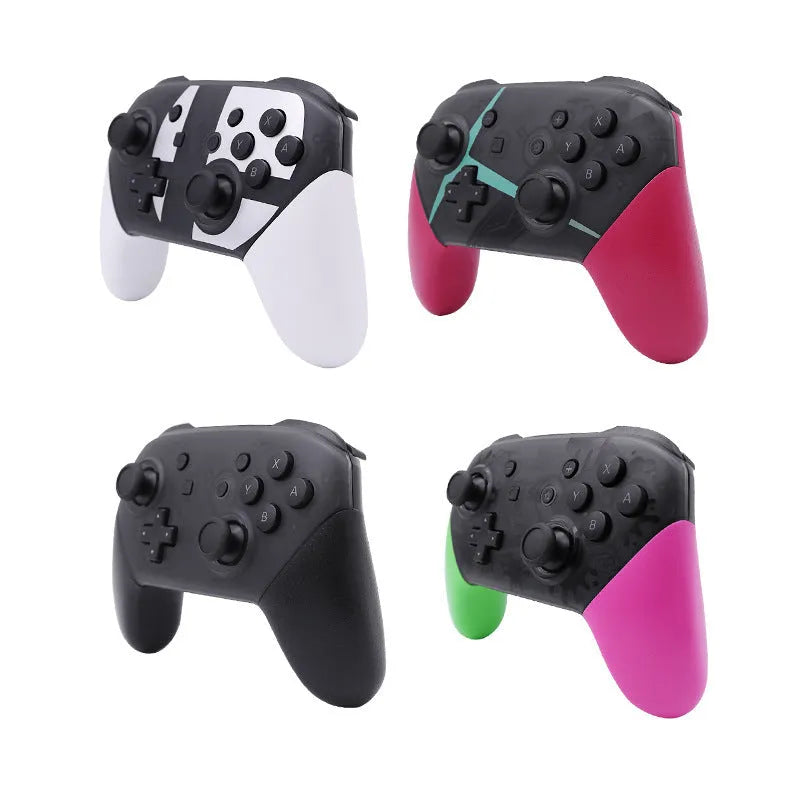 Black wireless Bluetooth gamepad for Nintendo Switch PRO LITE with vibration and screen capture buttons